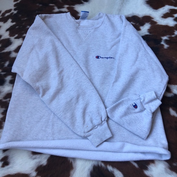 Champion Tops - Vintage cropped champion sweatshirt